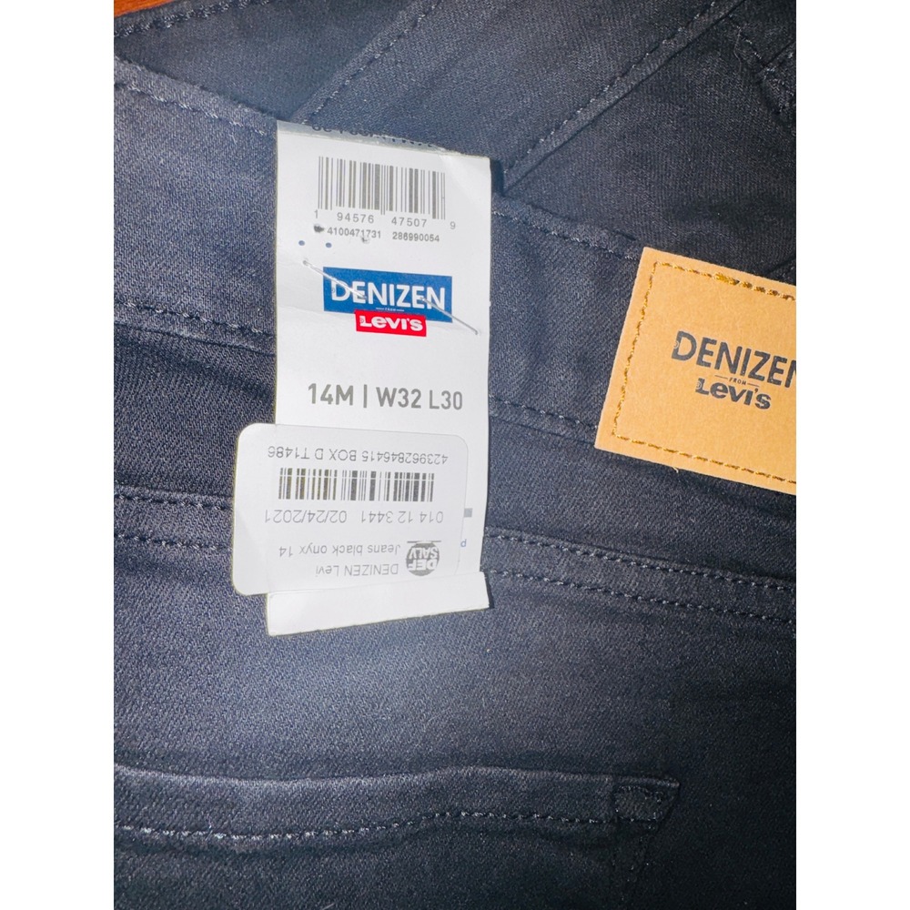 Denizen Levi Slim Jeans Mens 32x30 Black NEW Mid Rise Onyx 288990054 - Picture 3 of 3
